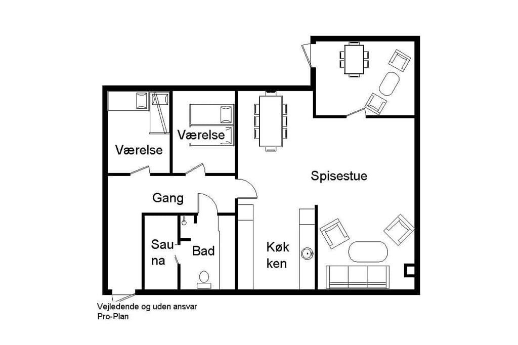 Indretning 1-22 Sommerhus C11012, Linningvej 5, DK - 6893 Hemmet