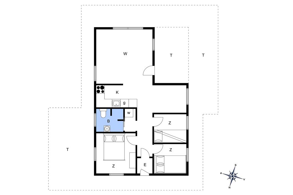 Interieur 1-14 Vakantiehuis 1485, Lodbjergvej 6, DK - 9800 Hjørring