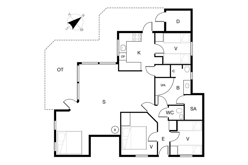 Innenausstattung 1-19 Ferienhaus 30727, Alrøvej 203, DK - 8300 Odder