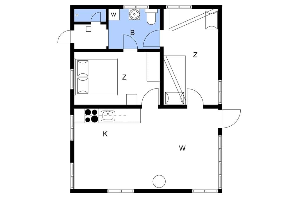 Innenausstattung 1-11 Ferienhaus 0404, Nørre Frankel 35, DK - 6792 Rømø