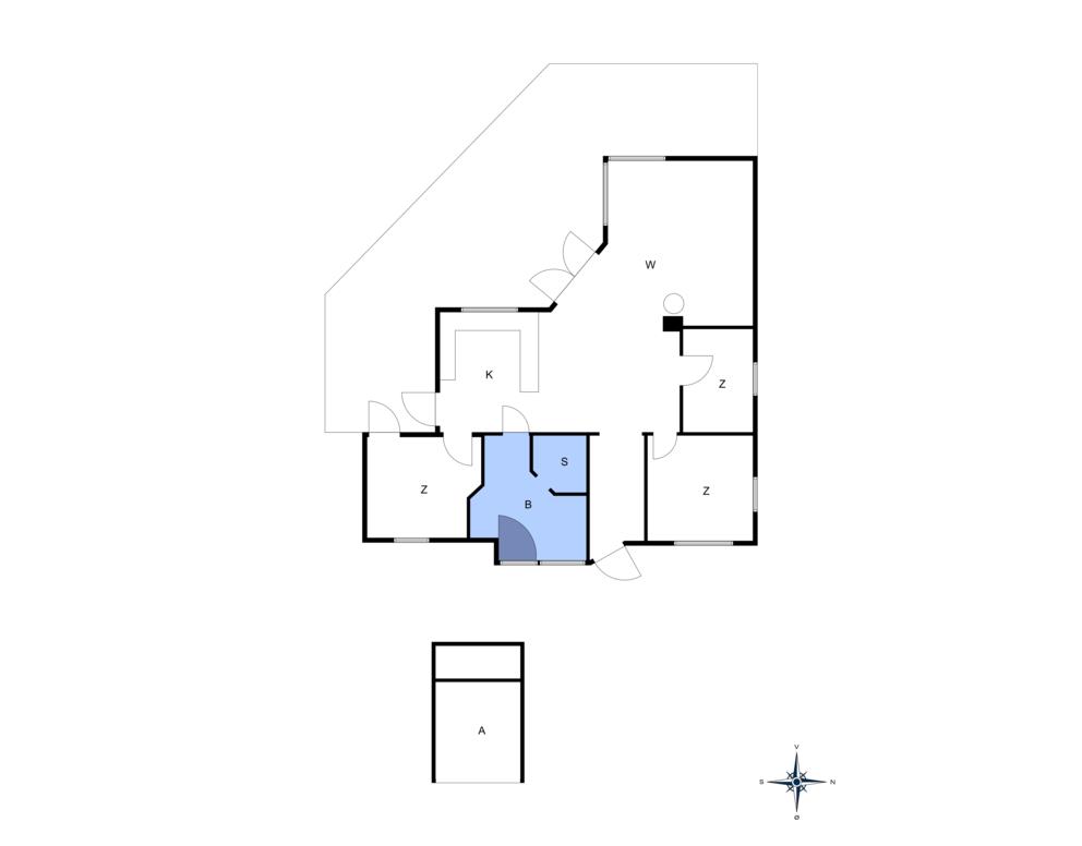 Indretning 1-10 Sommerhus 1409, Sluseparken 9, DK - 3720 Aakirkeby