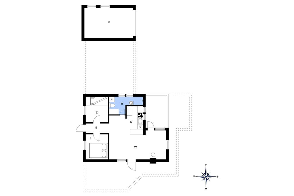 Indretning 1-177 Sommerhus LK1309, Redningsvejen Nord 134, DK - 9480 Løkken