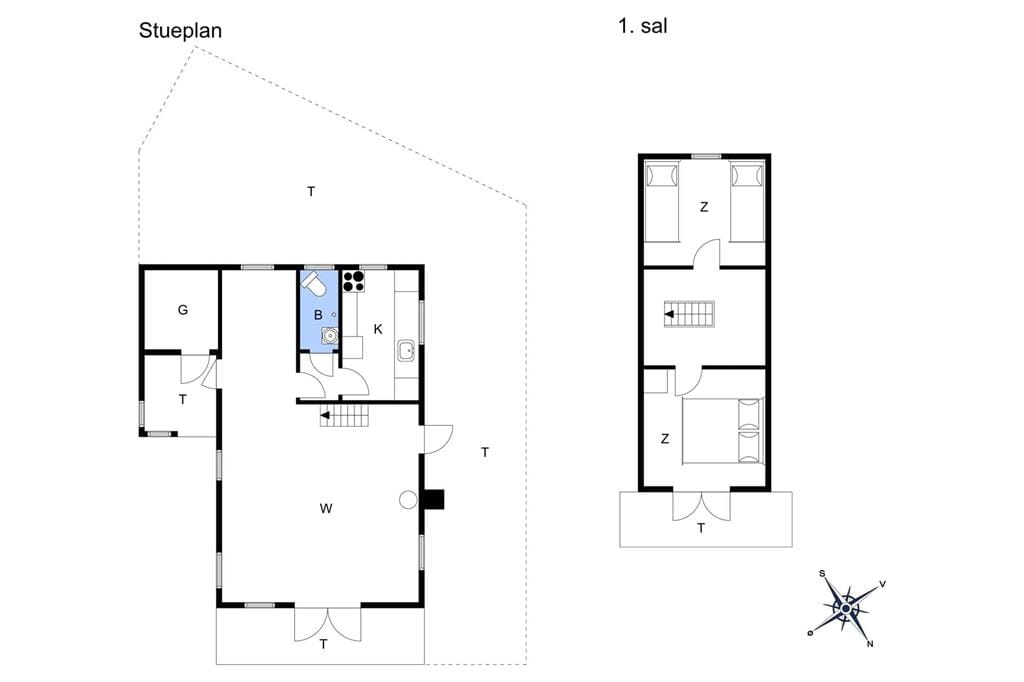 Indretning 1-17 Sommerhus 16643, Næsvej 32, DK - 4540 Fårevejle