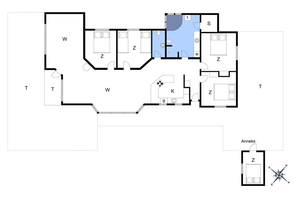 Indretning 1-172 Sommerhus JB143, Tyttebærstien 11, DK - 9690 Fjerritslev