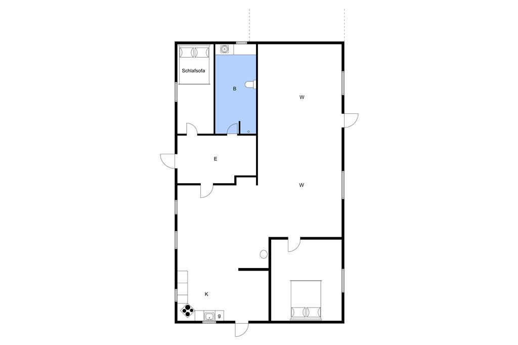 Indretning 1-3 Sommerhus M70308, Vindeballegade 13, DK - 5970 Ærøskøbing