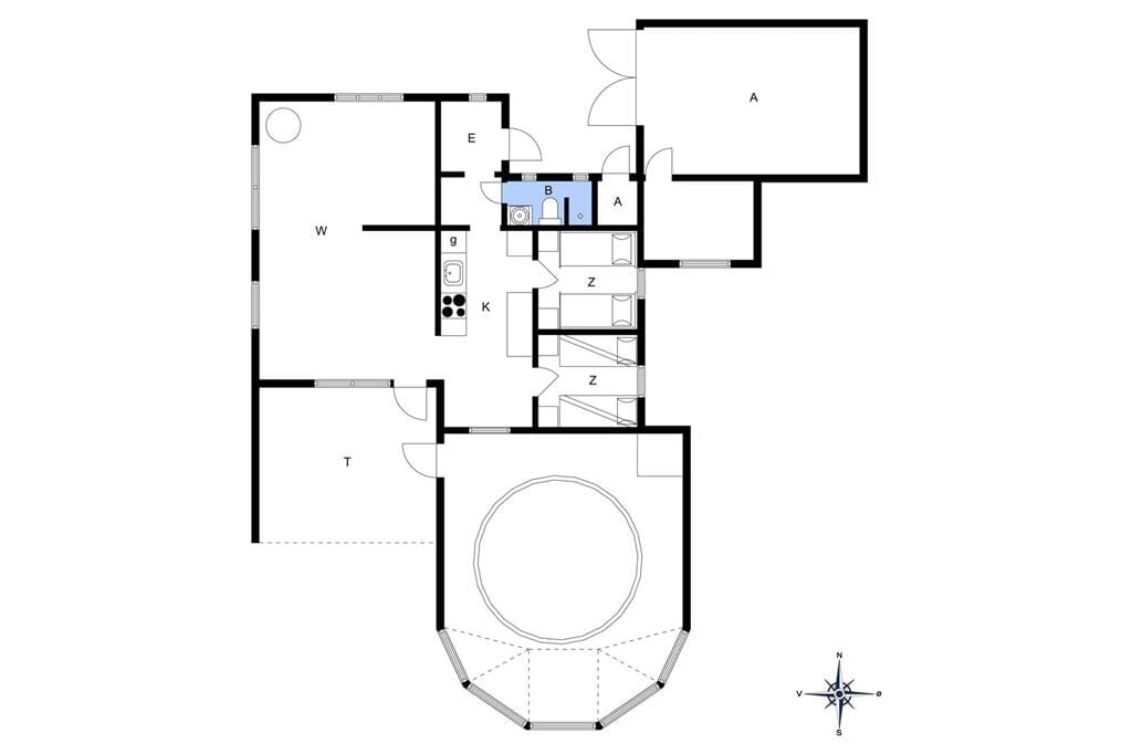 Innredning 1-15 Feirehus 8214, Timianvej 3, DK - 4750 Lundby