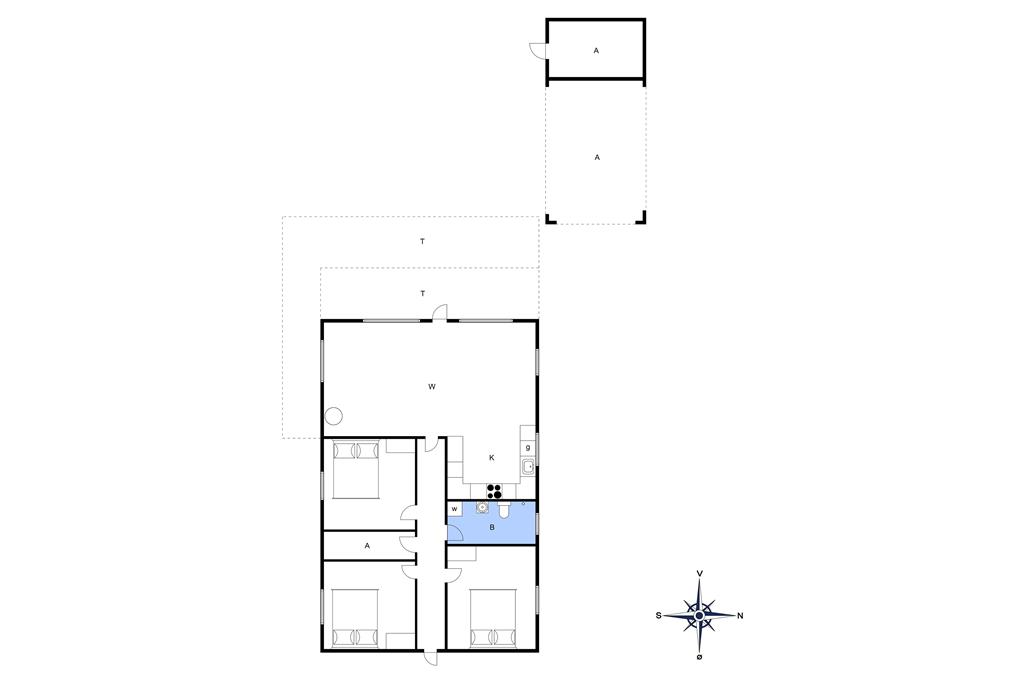 Indretning 1-3 Sommerhus F503999, Vikærparken 89, DK - 6100 Haderslev