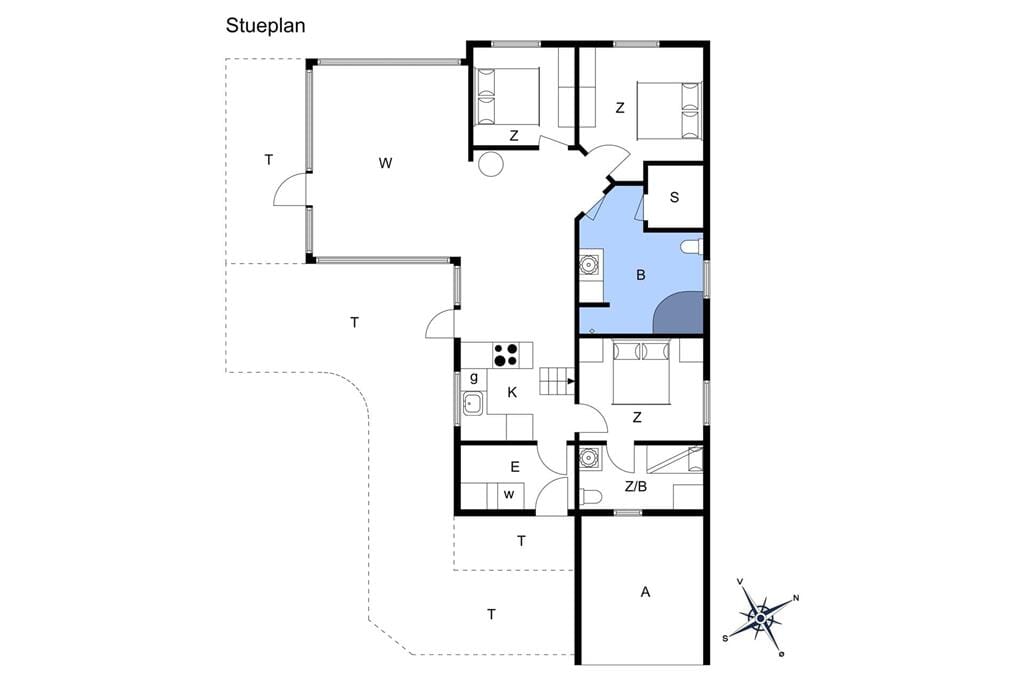 Indretning 1-175 Sommerhus 40814, Hagevej 158, DK - 6990 Ulfborg