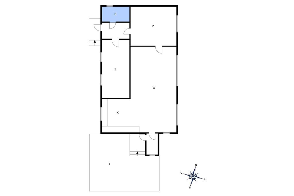 Indretning 1-10 Sommerhus 6677, Sdr. Strandvej 73, DK - 3770 Allinge