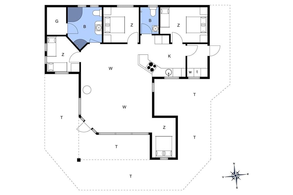 Indretning 1-11 Sommerhus 0221, E Jensensvej 9, DK - 6792 Rømø
