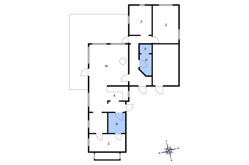 Indretning 1-10 Sommerhus 6711, Skovkanten 22, DK - 3790 Hasle