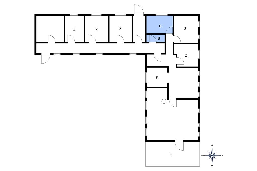 Indretning 1-10 Sommerhus 4671, Bygaden 4, DK - 3720 Aakirkeby