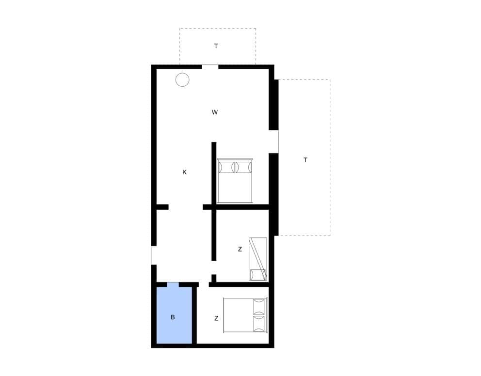 Indretning 1-15 Sommerhus 1049, Magnoliavej 10, DK - 4780 Stege