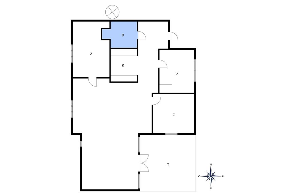 Indretning 1-10 Sommerhus 1332, Baunevej 19, DK - 3720 Aakirkeby