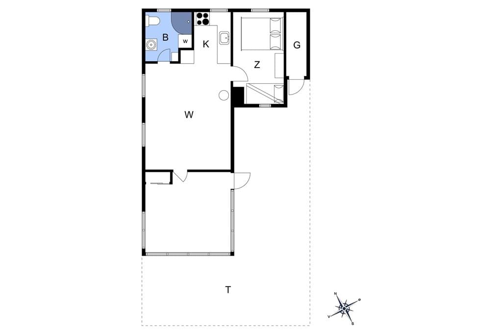 Interieur 1-13 Vakantiehuis 460, Klitgryden 10, DK - 7770 Vestervig