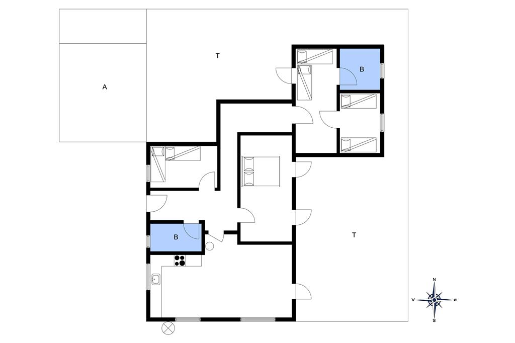 Indretning 1-10 Sommerhus 3510, Fjorden 3, DK - 3730 Nexø