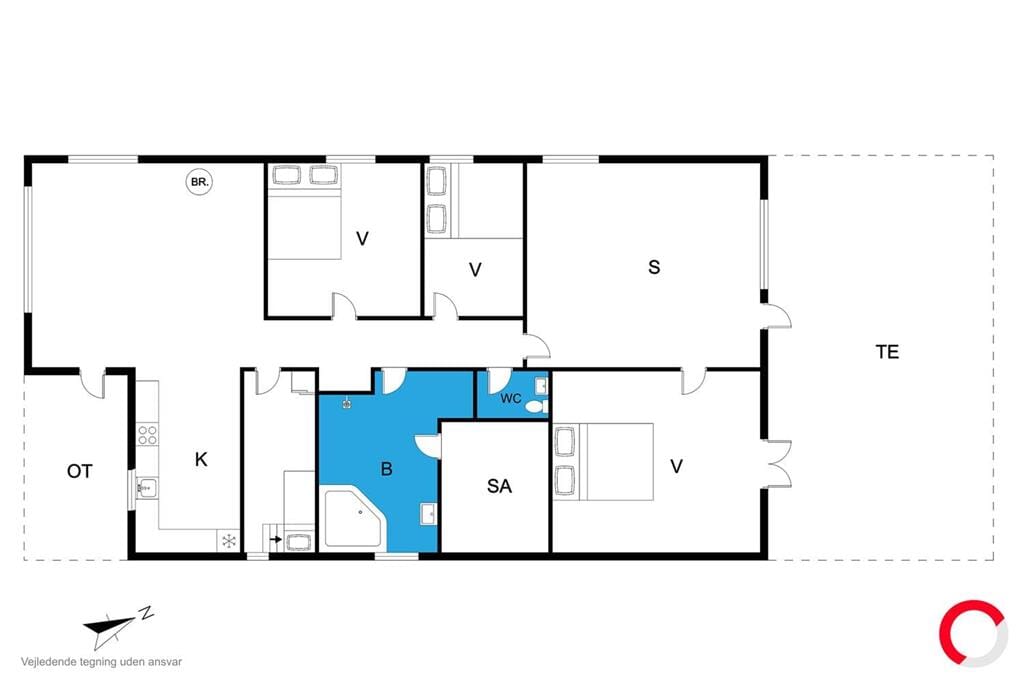 Indretning 1-19 Sommerhus 30116, P. Baatrupsvej 47, DK - 8300 Odder