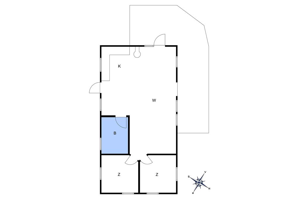 Indretning 1-10 Sommerhus 6772, Krølle Bøllevej 13, DK - 3770 Allinge