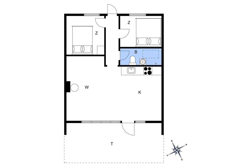 Indretning 1-22 Sommerhus C11119, Rylevænget 31, DK - 6893 Hemmet