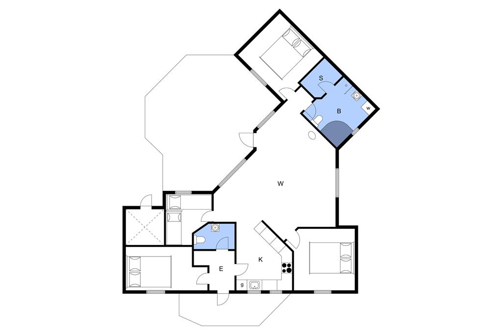 Interieur 1-3 Vakantiehuis M64244, Regulusvej 13, DK - 5500 Middelfart