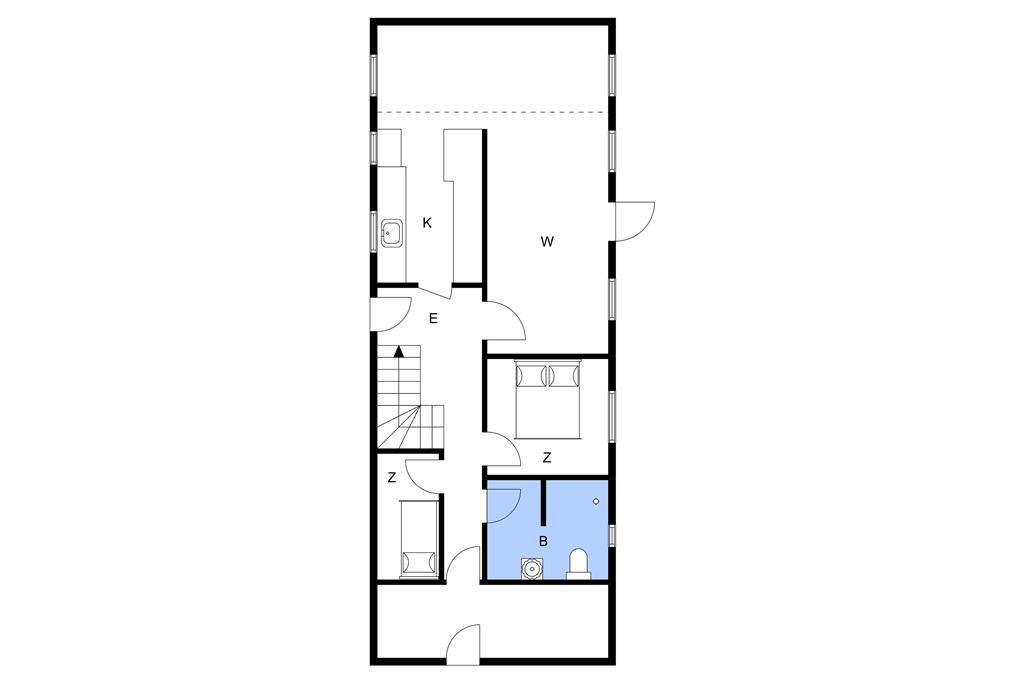 Indretning 1-10 Sommerhus 4747, Bodernevej 10, DK - 3720 Aakirkeby