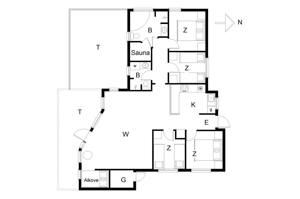 Interieur 1-14 Vakantiehuis 369, Margrethevej 59, DK - 9480 Løkken