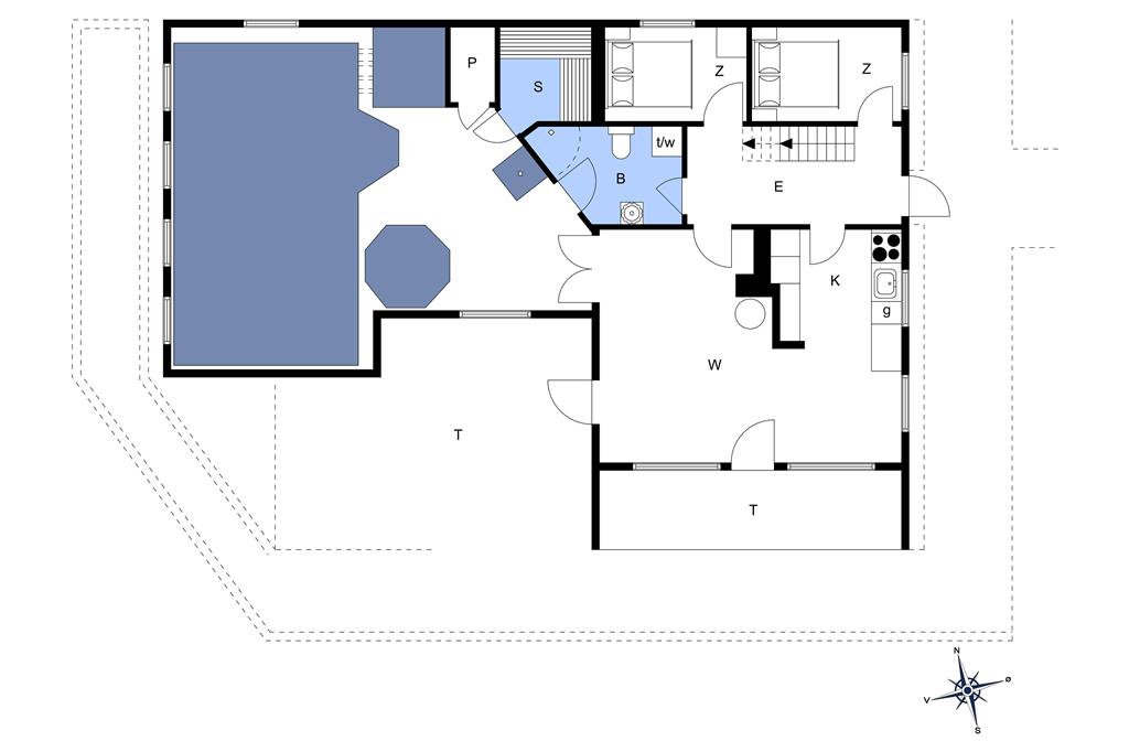 Innenausstattung 1-173 Ferienhaus BV116, Fyrvej 80, DK - 6857 Blåvand