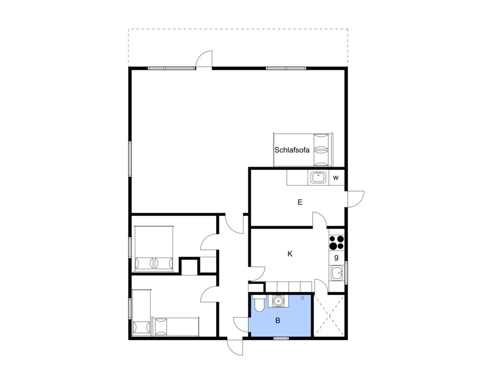 Indretning 1-3 Sommerhus M70215, Søkildevej 34, DK - 5970 Ærøskøbing