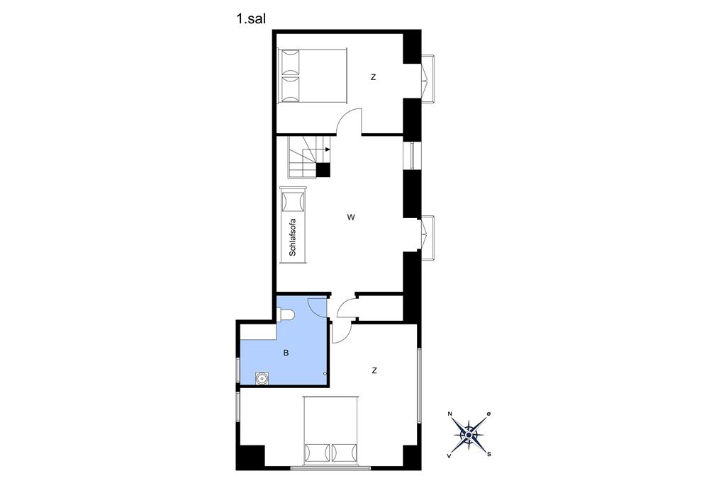 Innenausstattung 1-17 Ferienhaus 10081A, Skansehagevej 34, DK - 4581 Rørvig