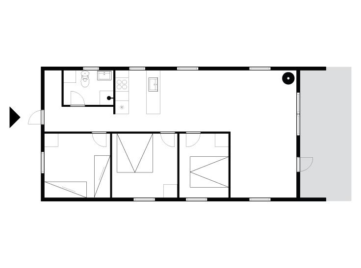 Innenausstattung 1-175 Ferienhaus 60441, Illeborgvej 8, DK - 6990 Ulfborg