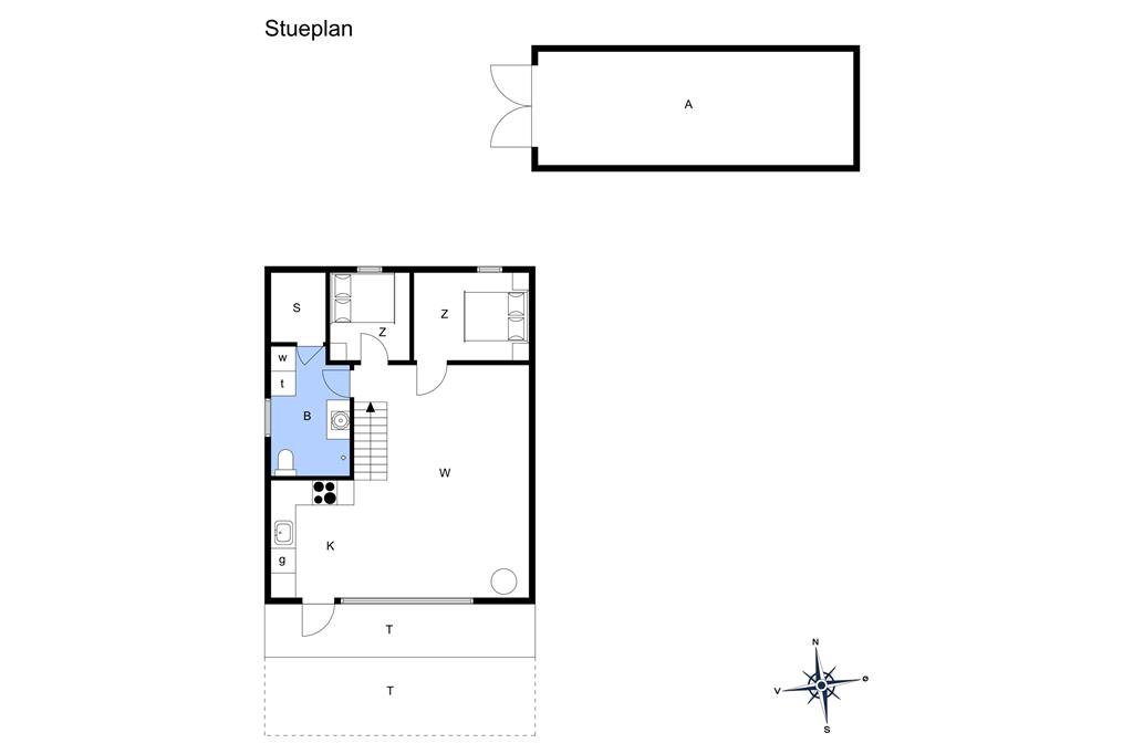 Indretning 1-13 Sommerhus 396, Rylevej 7, DK - 7770 Vestervig