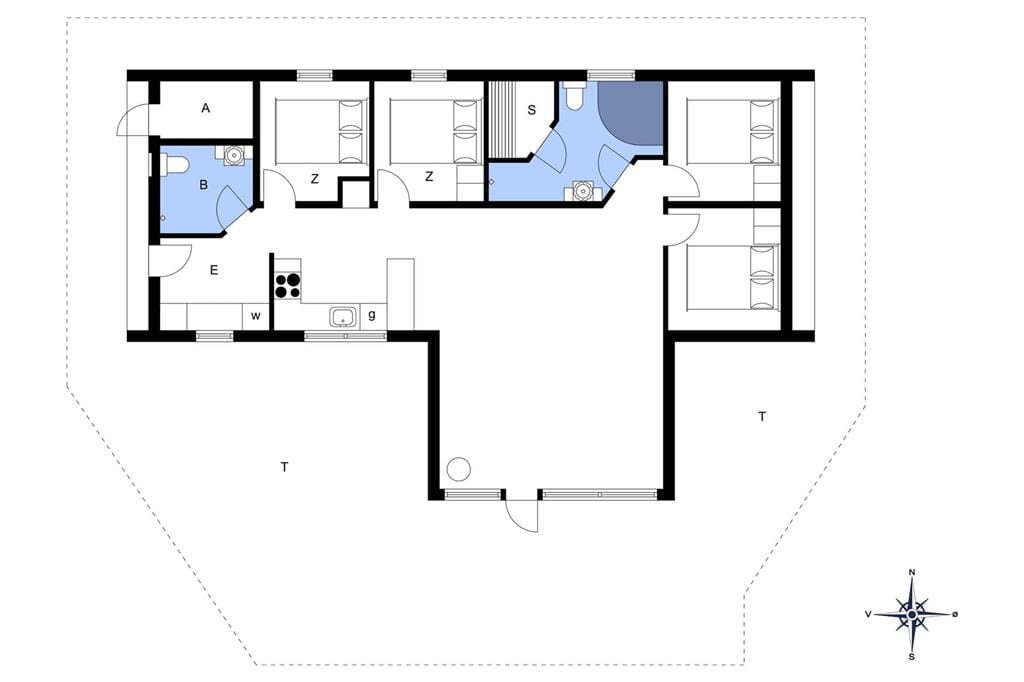 Interieur 1-176 Vakantiehuis BL1532, Gyldenrisvej 14, DK - 9492 Blokhus