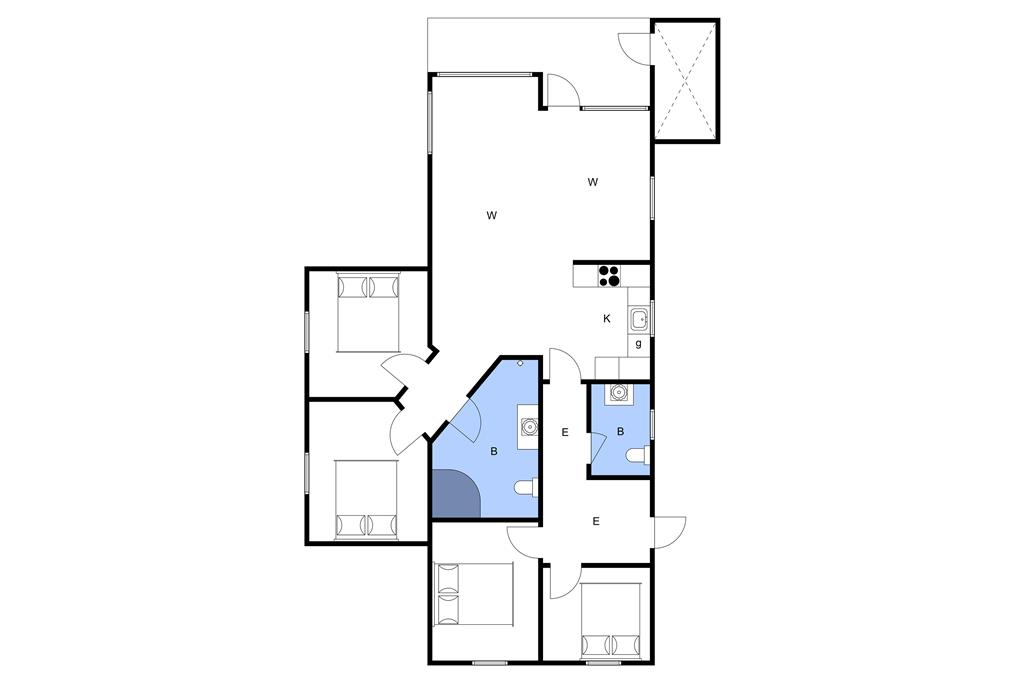 Interieur 1-3 Vakantiehuis M66280, Strandgårdstoften 6, DK - 5871 Frørup