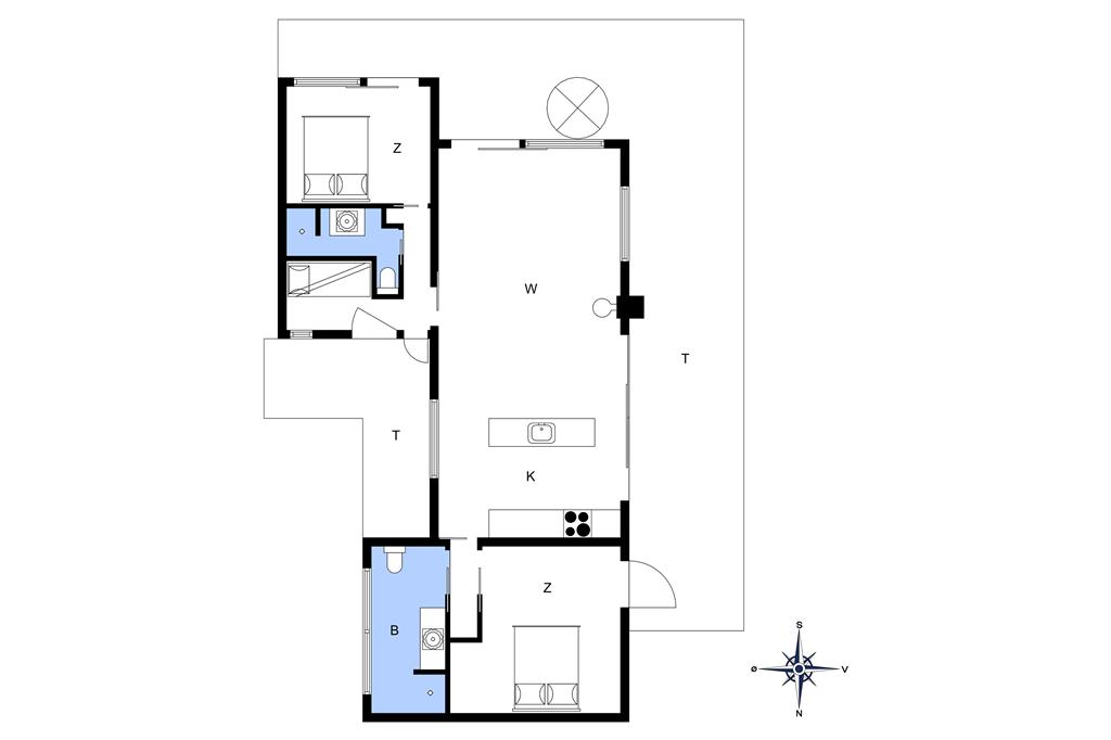 Indretning 1-10 Sommerhus 1328, Poserevænget 34, DK - 3720 Aakirkeby