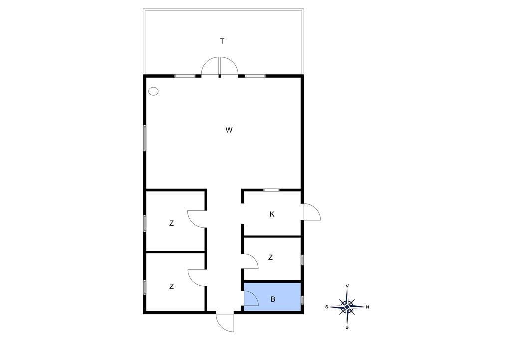 Indretning 1-10 Sommerhus 1547, Maegårdsskoven 8, DK - 3720 Aakirkeby