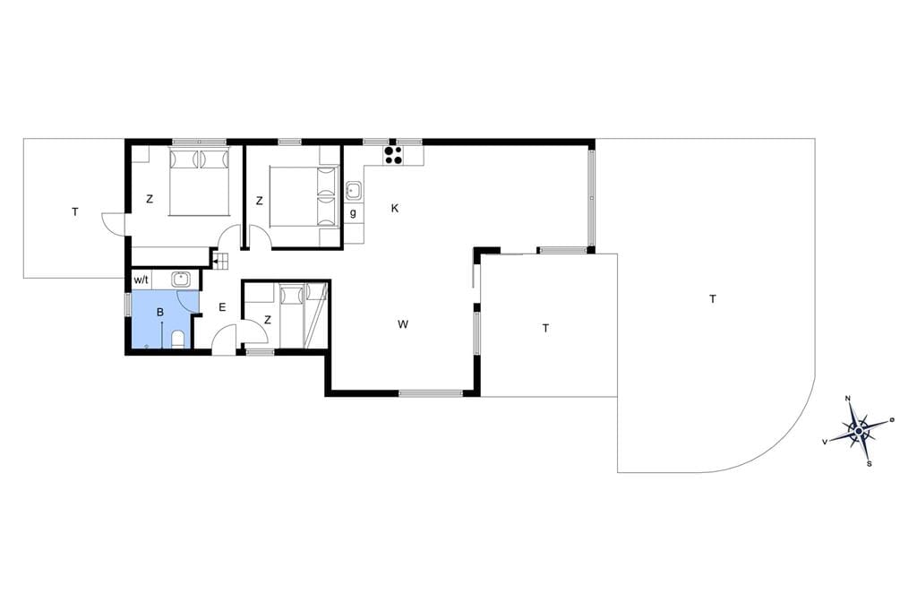 Indretning 1-13 Sommerhus 473, Åsvej 73, DK - 7700 Thisted