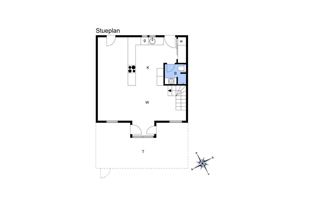 Indretning 1-19 Sommerhus 40102, Strandengen 1, DK - 7130 Juelsminde