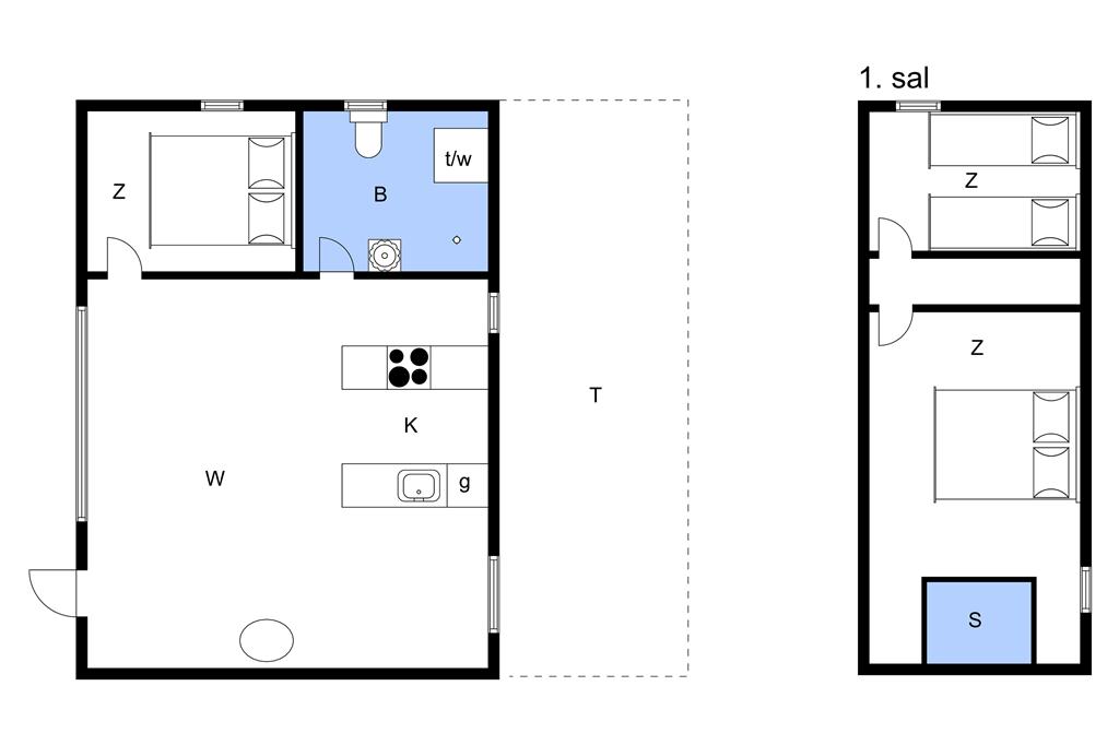 Innenausstattung 1-11 Ferienhaus 0005, Moritzvej 5, DK - 6792 Rømø