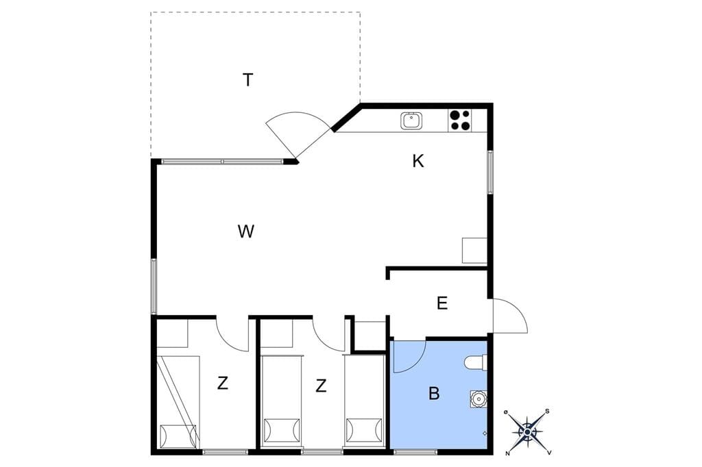 Indretning 1-3 Sommerhus F50388, Fiskervej 35, DK - 6470 Sydals