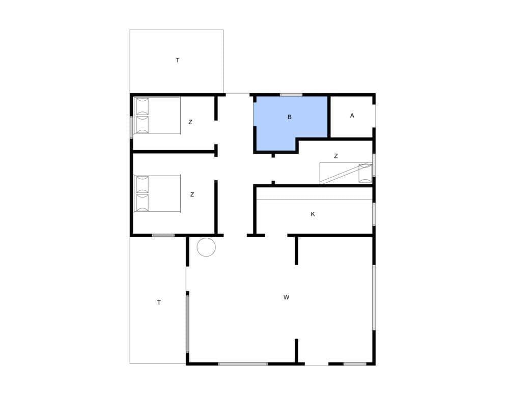 Indretning 1-4 Sommerhus 088, Fyrrekrat 4, DK - 6950 Ringkøbing