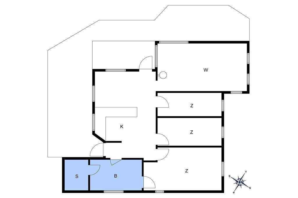 Indretning 1-10 Sommerhus 2648, Skovsangervej 16, DK - 3730 Nexø