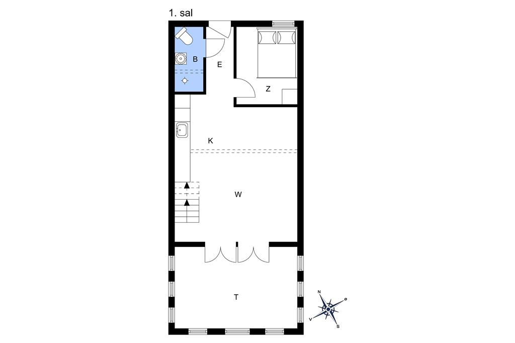 Indretning 1-13 Sommerhus 316, Havnevej 1, DK - 7770 Vestervig