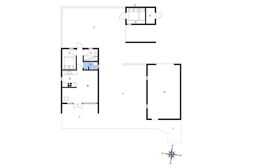 Indretning 1-401 Sommerhus OH282, Fjordparken 30, DK - 9560 Hadsund