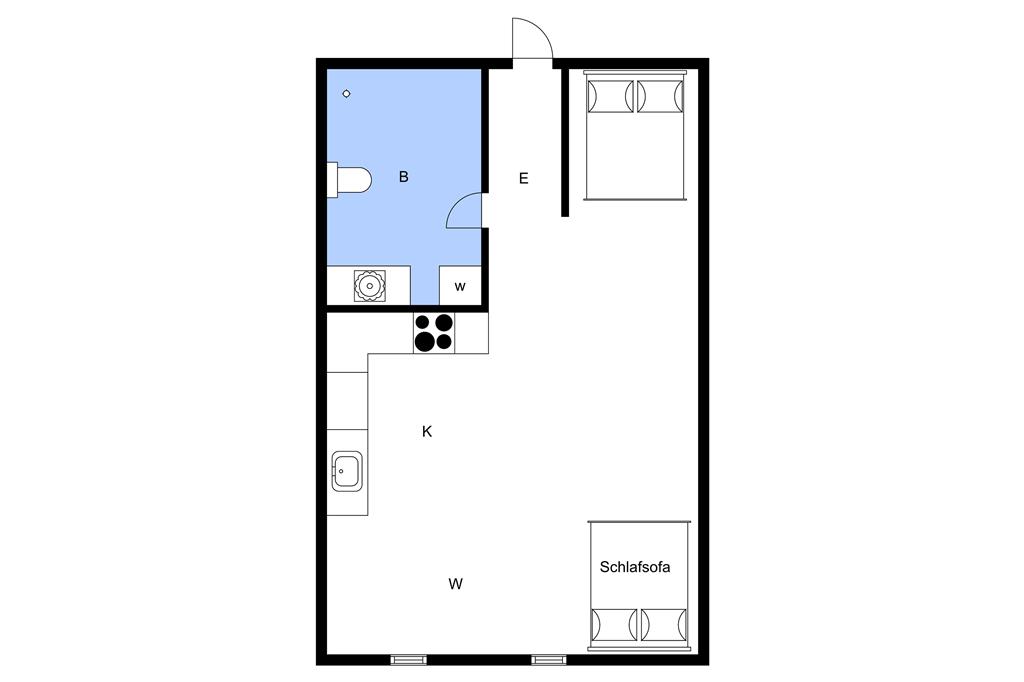 Indretning 1-3 Sommerhus M65519, Skovvej 48, DK - 5690 Tommerup