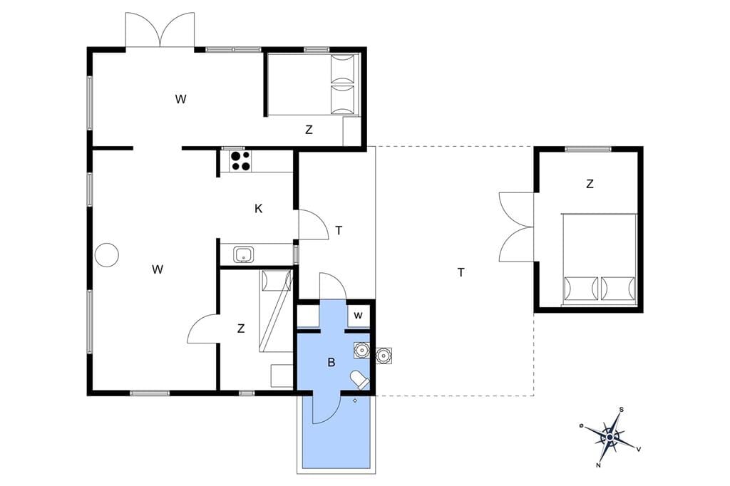 Innenausstattung 1-17 Ferienhaus 11119, Østerled 4, DK - 4500 Nykøbing Sj