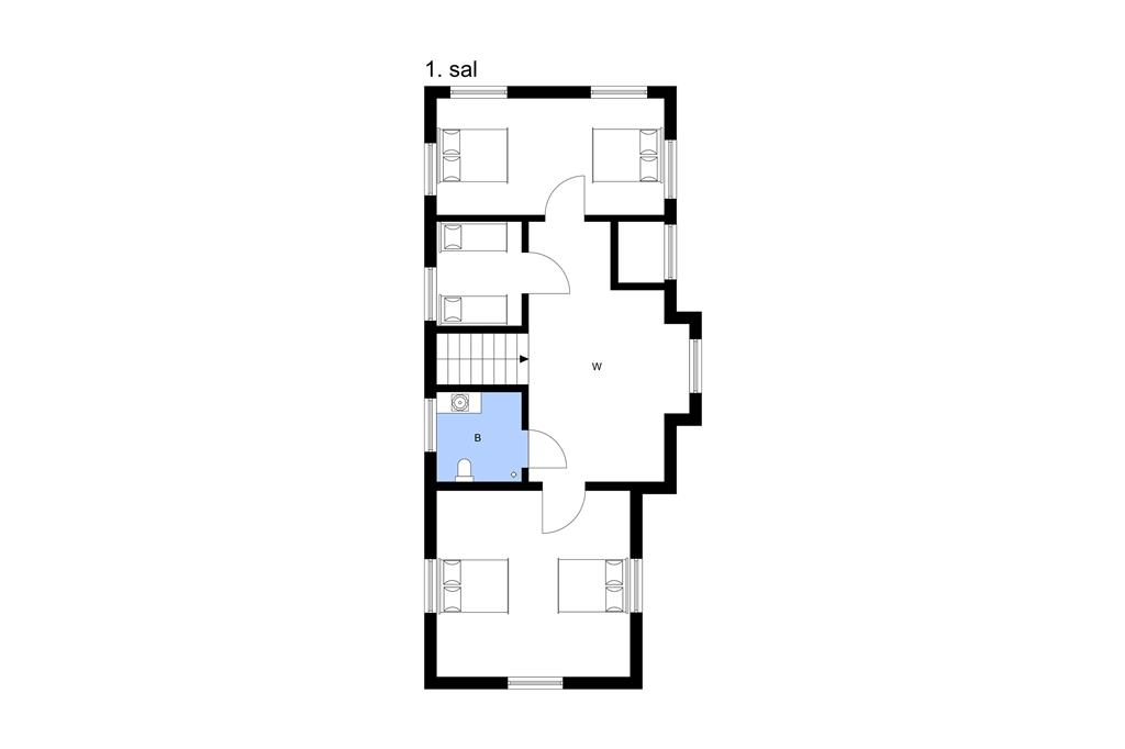 Indretning 1-3 Sommerhus L12750, Sdr. Svenstrupvej 2, DK - 7830 Vinderup