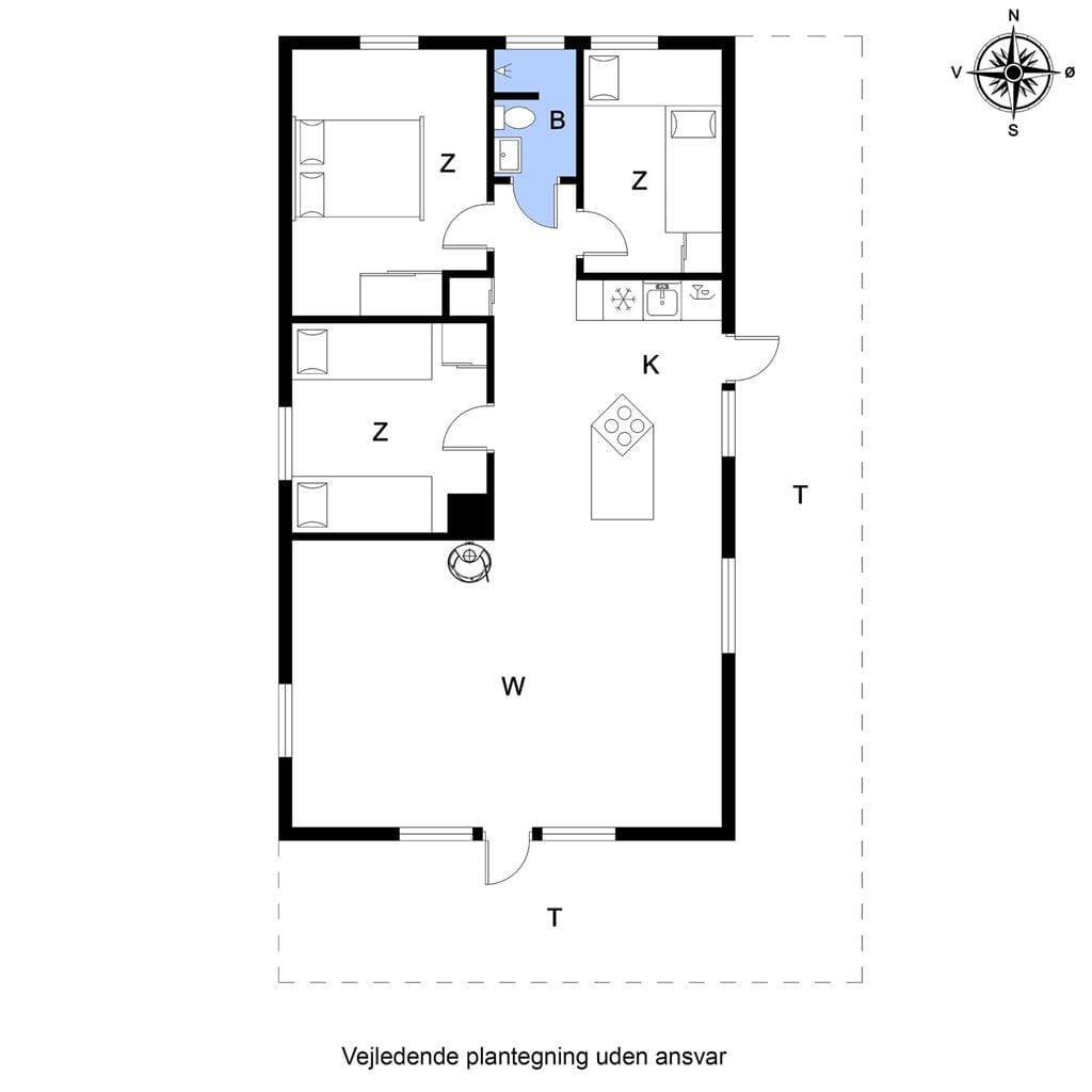 Indretning 1-20 Sommerhus G220, Skovstjernevej 20, DK - 7620 Lemvig