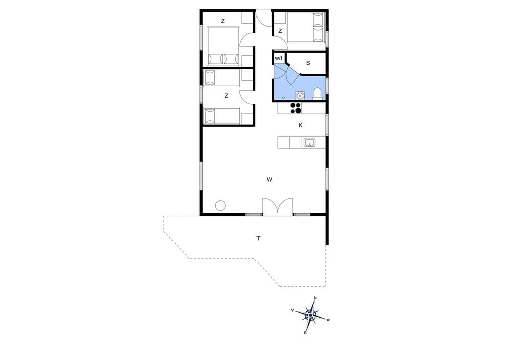 Innenausstattung 1-22 Ferienhaus C11004, Vester Fælled 15, DK - 6893 Hemmet
