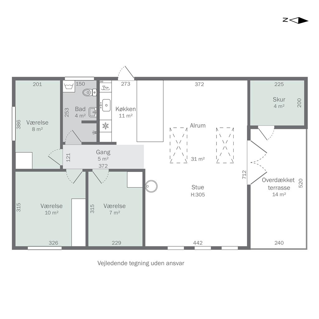 Innenausstattung 1-19 Ferienhaus 30598, Engagervej 99, DK - 8300 Odder