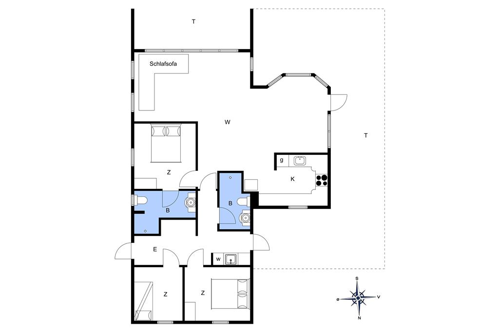 Indretning 1-15 Sommerhus 3327, Bundgarnet 181, DK - 4780 Stege